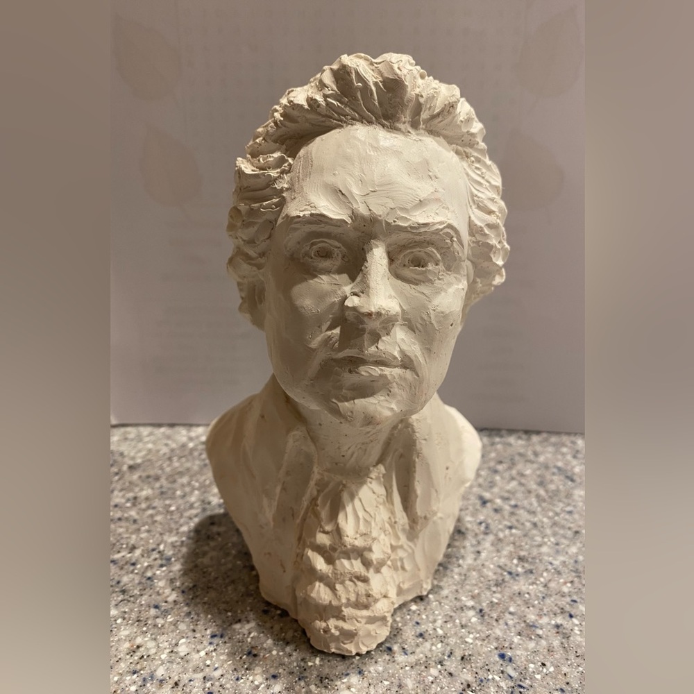 Hand made bust of Mozart!